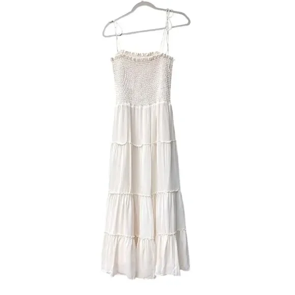 chinese dress ladies Eliza Long Sleeve Cowl Lace And Satin Maxi Dress - Ivory main image 0